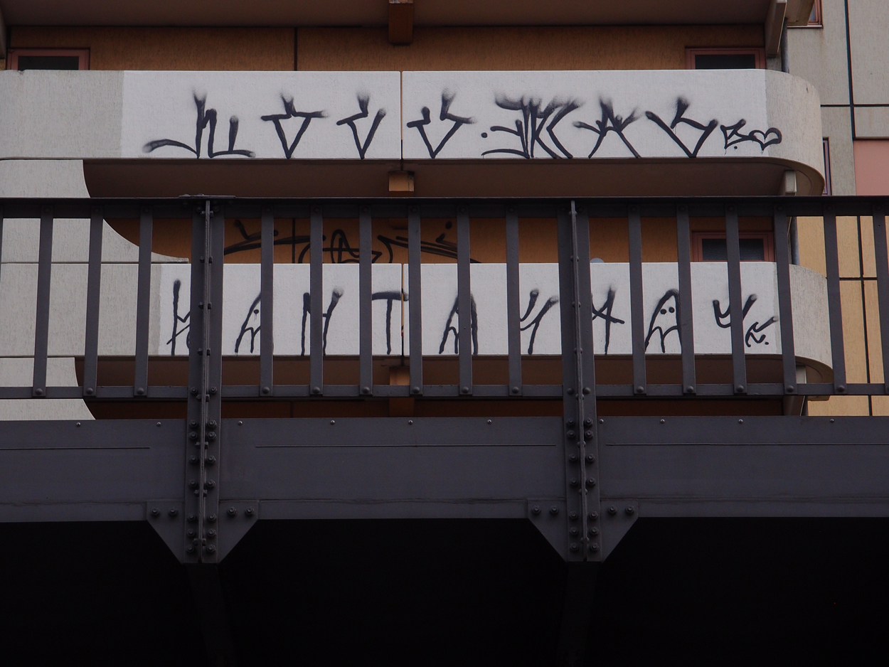 fotos de pixação em Berlim 2018/19